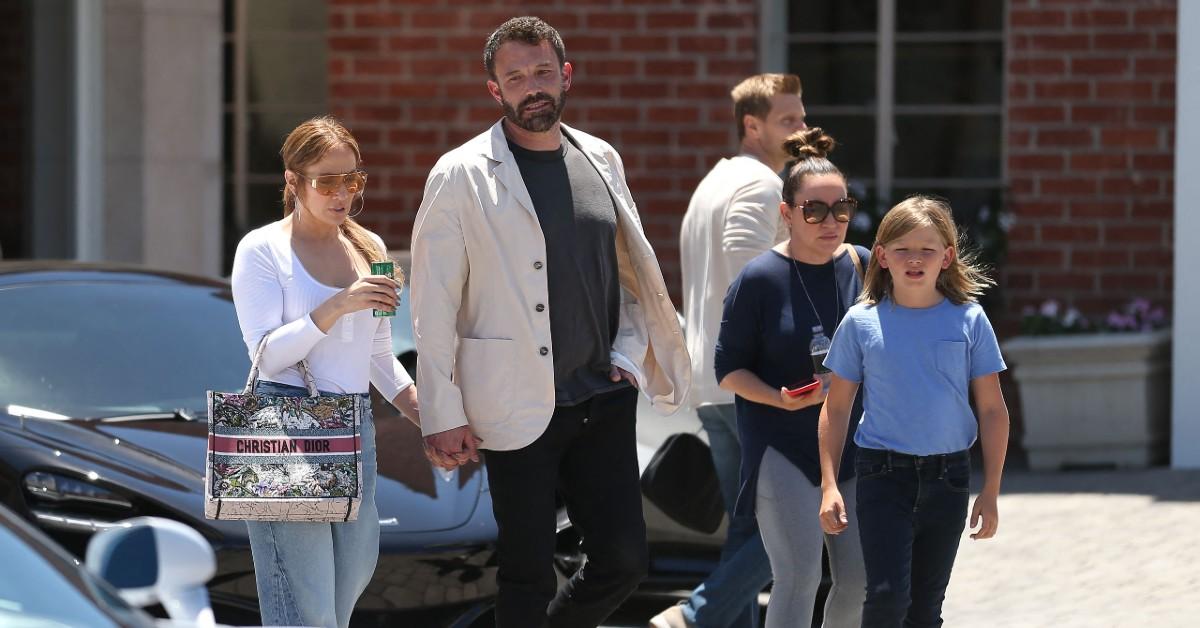 jennifer lopez visits ben affleck spend time his kids always cared