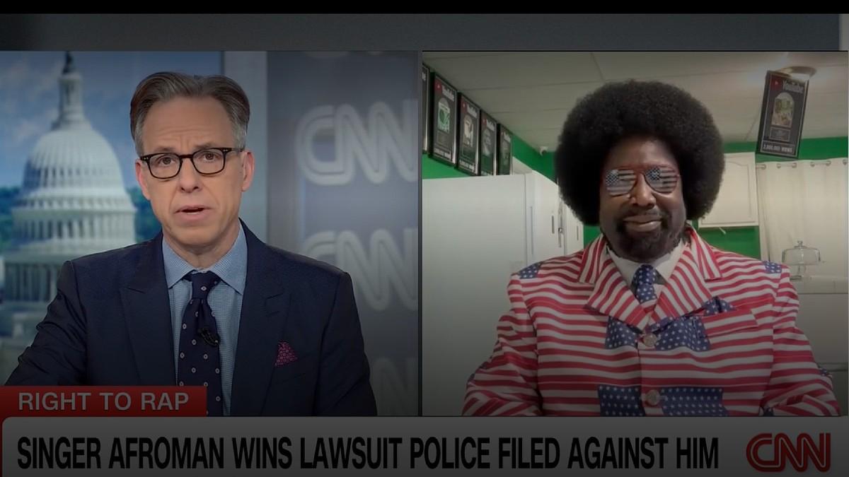 image of Afroman, whose real name is Joseph Foreman, was not criminally charged following the 2022 Adams County, Ohio, police raid on his home.