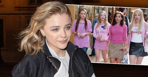 Chloe Grace Moretz Reenacts Iconic 'Mean Girls' 4-Way Call Scene