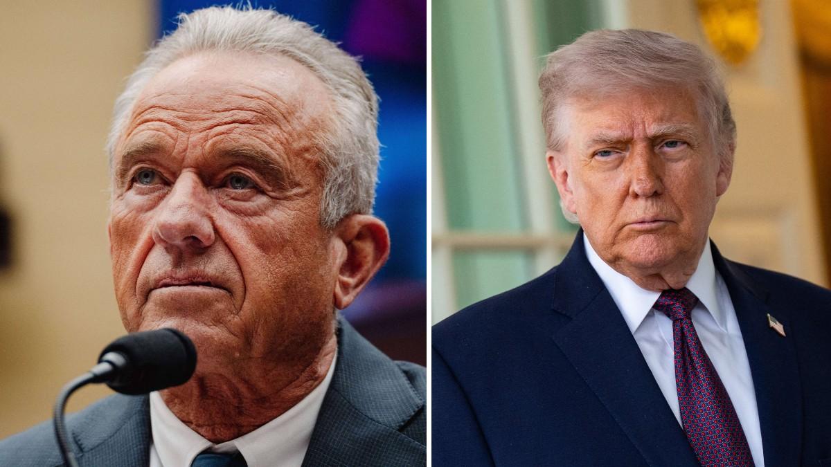 split of RFK Jr. and Donald Trump. 