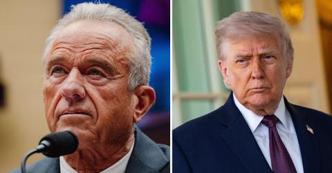 split of RFK Jr. and Donald Trump.