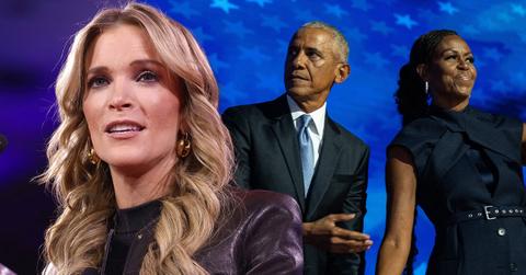 Composite photo of Megyn Kelly, Barack Obama and Donald Trump.