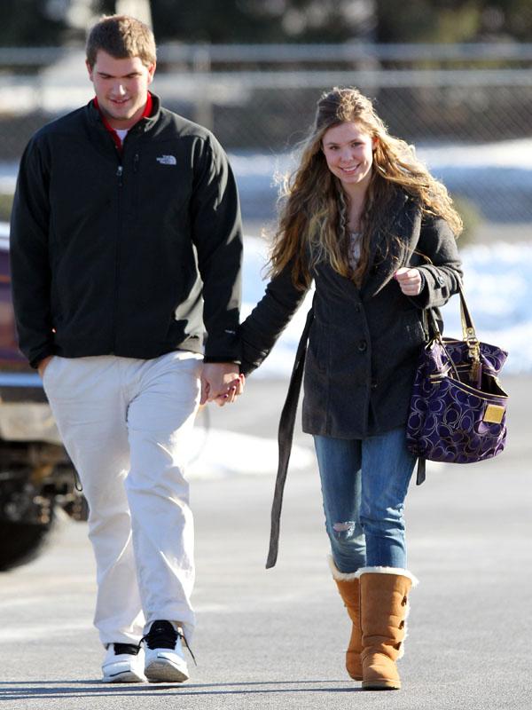 Teen Mom Kailyn Lowry shops for toys with her new boyfriend Jordan in Pennsylvania.