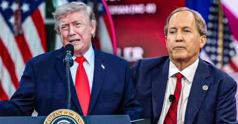 Donald Trump and Ken Paxton