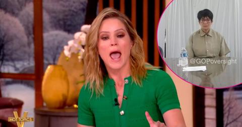 Composite photo of Sara Haines and Ghislaine Maxwell