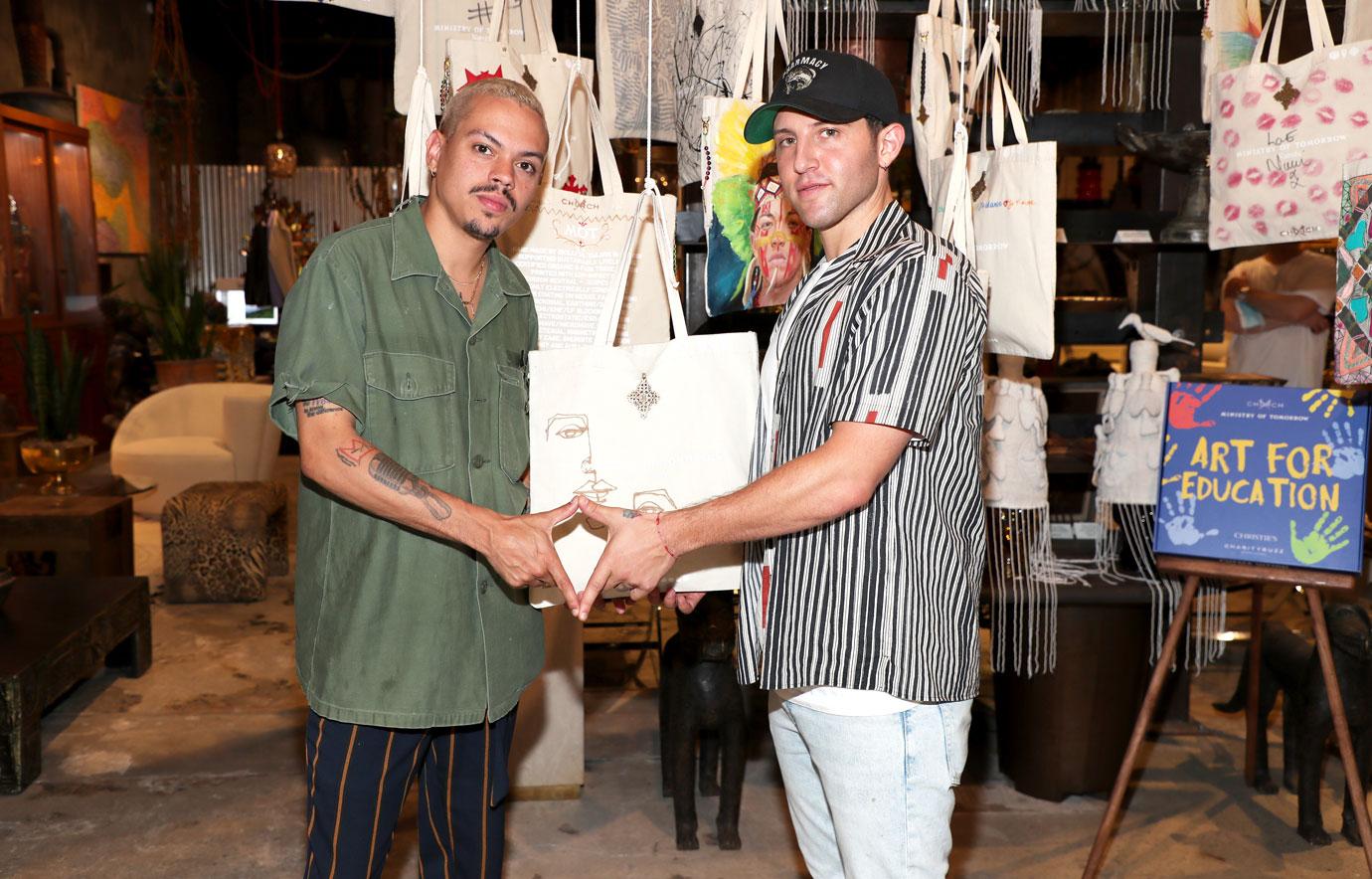 evan ross at ministry of tomorrow and church boutiques art for education collection preview