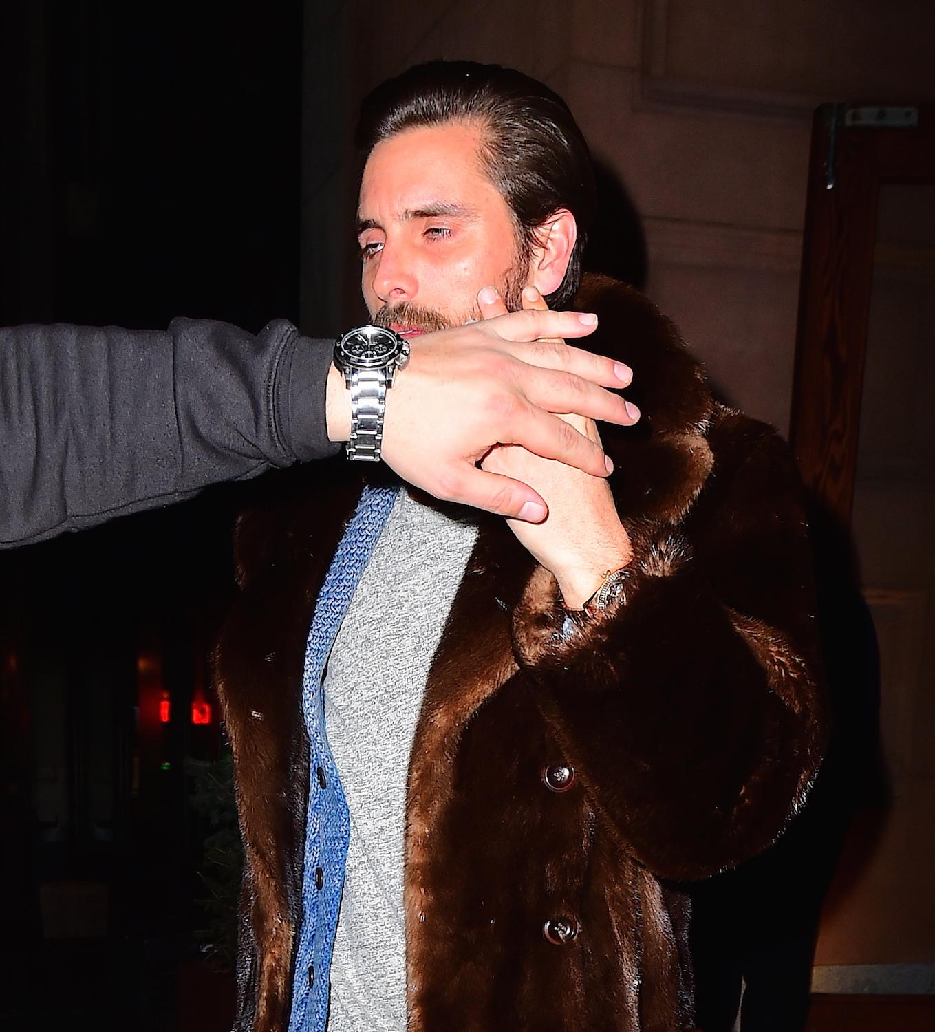 EXCLUSIVE: Scott Disick Looks Bleary Eyed as he Parties Until 5AM with Young Blonde