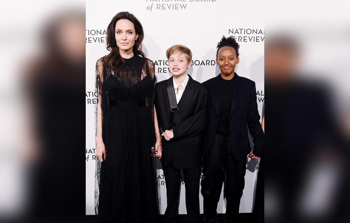 Angelina Jolie Brings Shiloh And Zahara On A Humanitarian Trip To Jordan