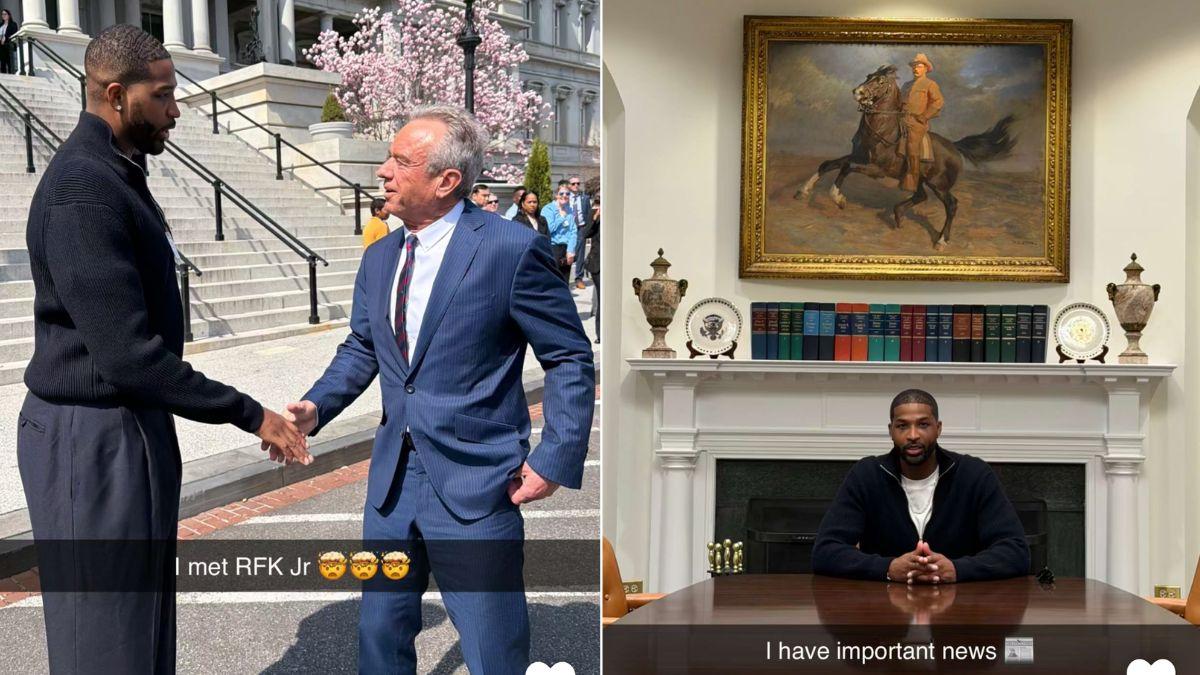 Photo of The athlete used three 'mind blown' emojis to describe his encounter with RFK Jr.