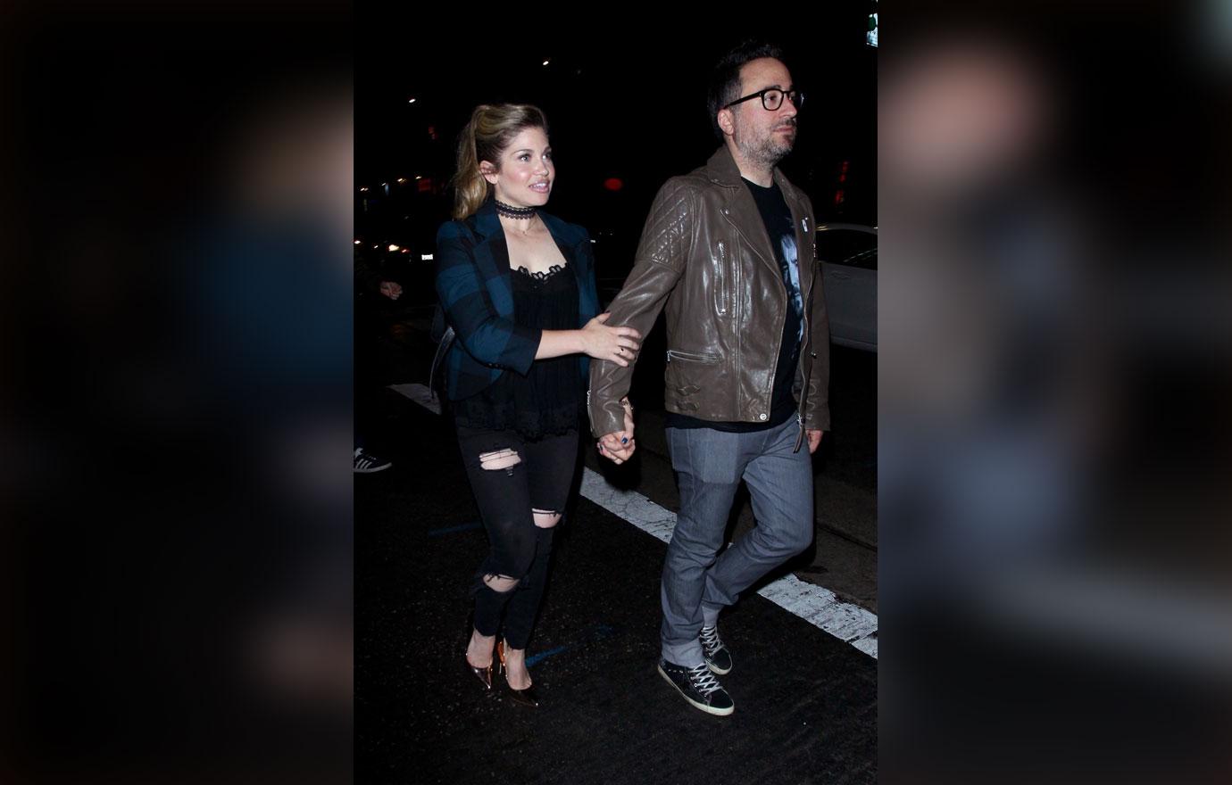 *EXCLUSIVE* Danielle Fishel enjoys a night out in Hollywood with a new boyfriend