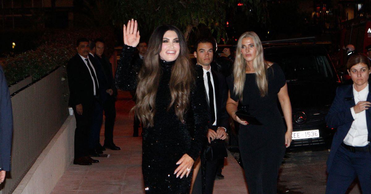 image of Kimberly Guilfoyle joked about getting a 'new husband' while in Greece.