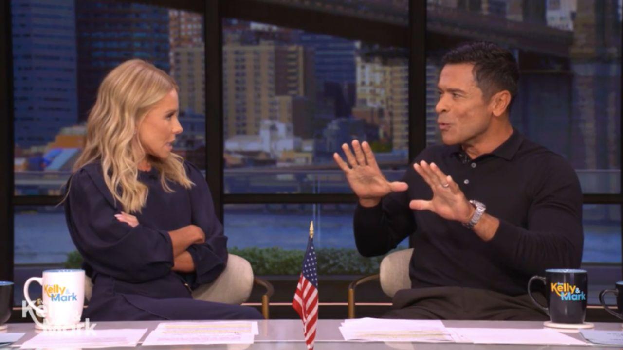 Image of Mark Consuelos told his wife she should go on Broadway.