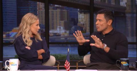 Image of Mark Consuelos told his wife she should go on Broadway.