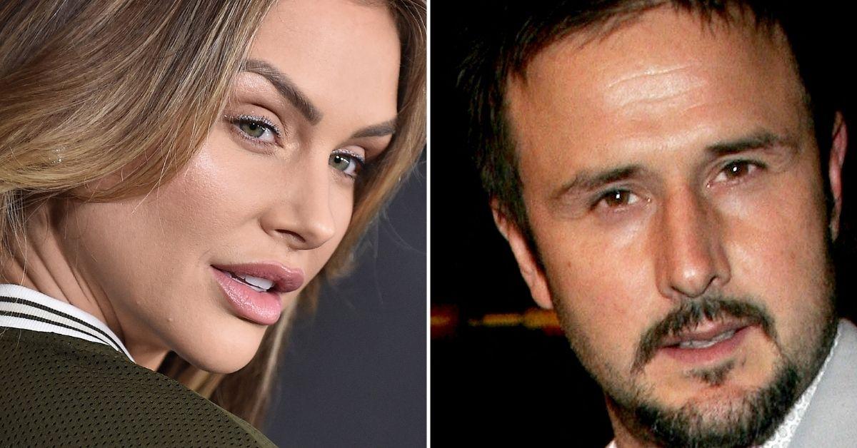 Composite image of David Arquette and Lala Kent