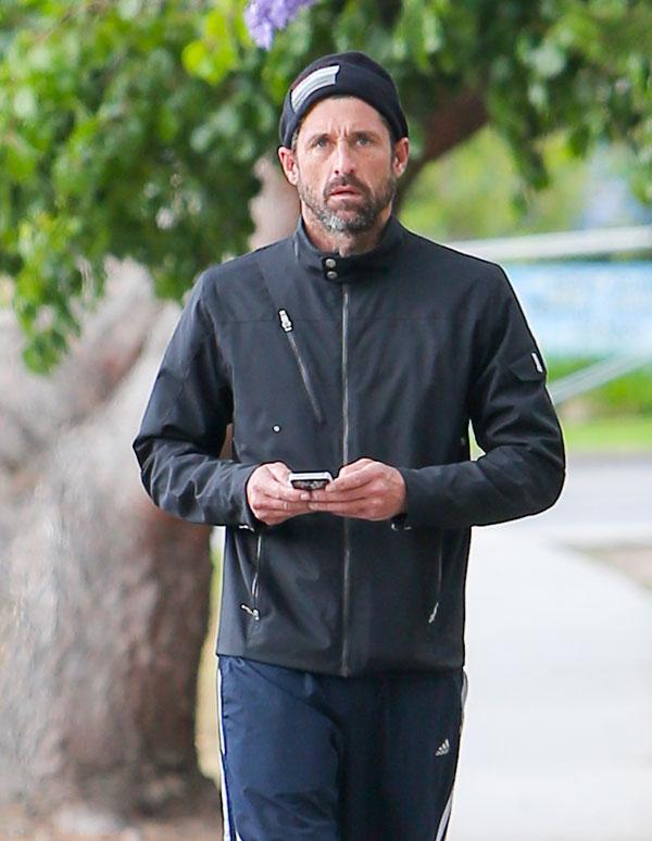 Patrick dempsey looks thin walking la 03