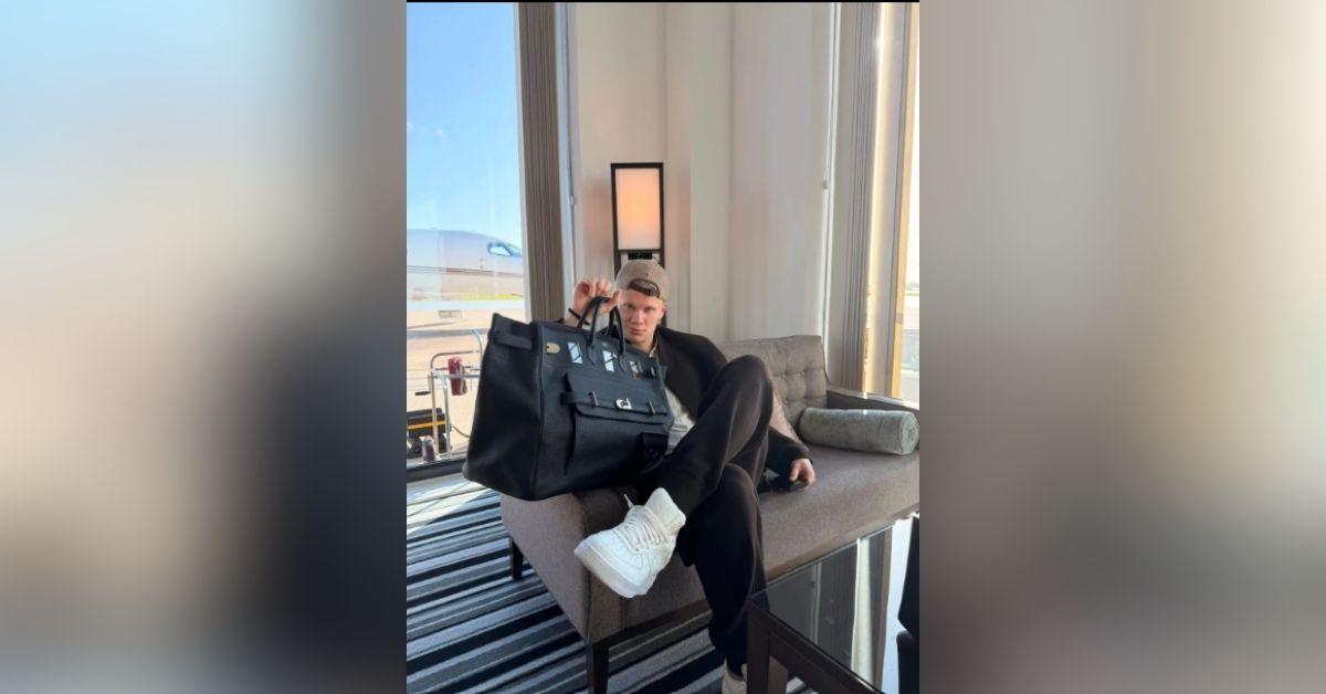 image of Erling Haaland has attracted attention for his growing collection of Hermès Birkin bags.
