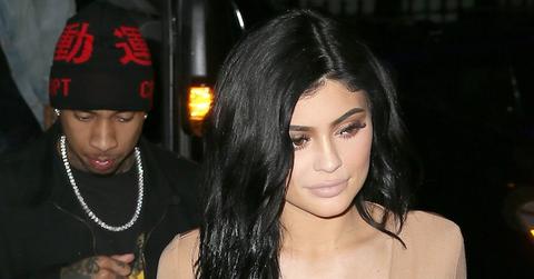 Kylie Jenner and boyfriend Tyga make quite the entrance at Carbone