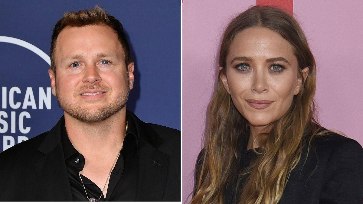 split image of Spencer Pratt and Mary-Kate Olsen