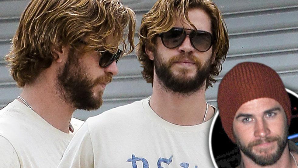 Liam hemsworth long hair beard