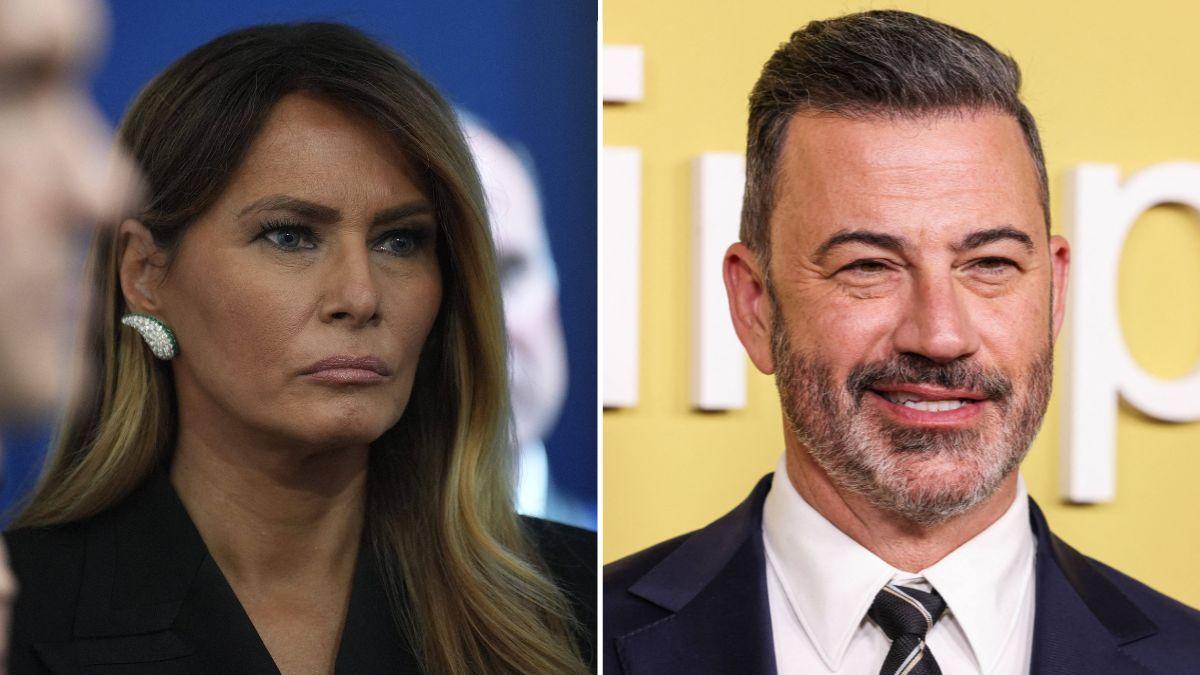 Photo of Melania Trump and Jimmy Kimmel
