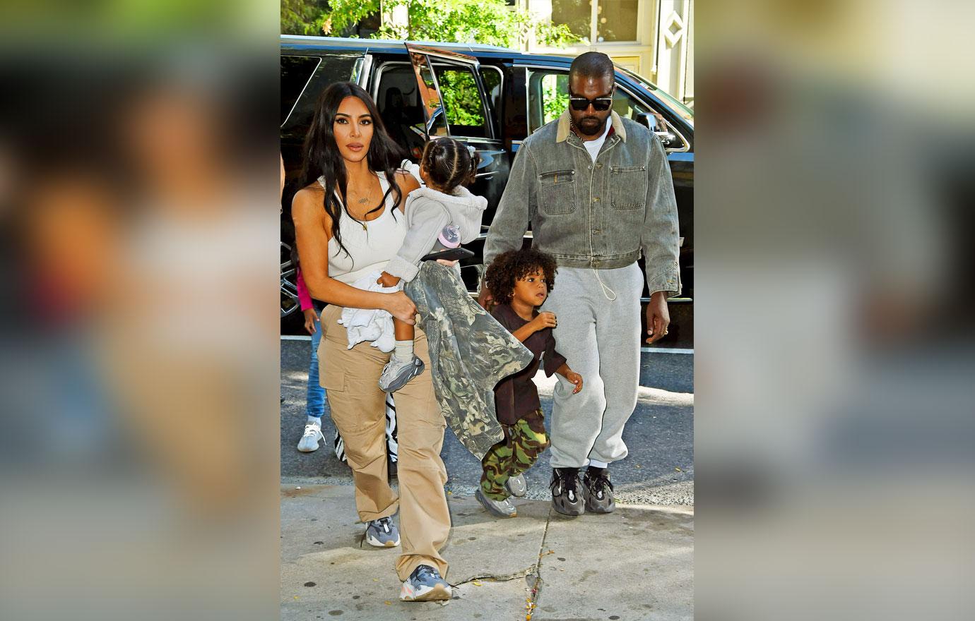 Kim Kardashian Kanye West Kids North Saint Chicago NYC