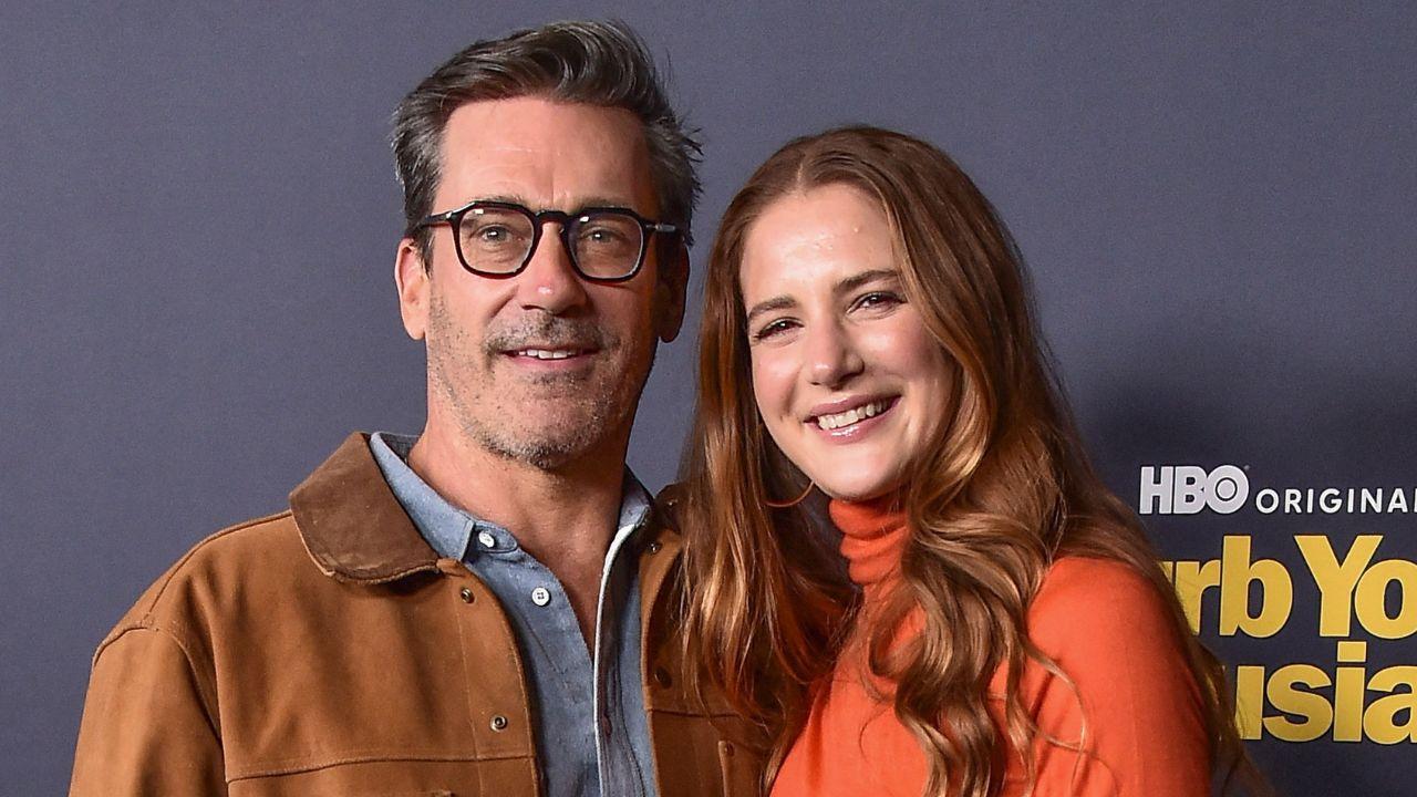 Photo of Jon Hamm and Anna Osceola