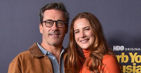 Photo of Jon Hamm and Anna Osceola