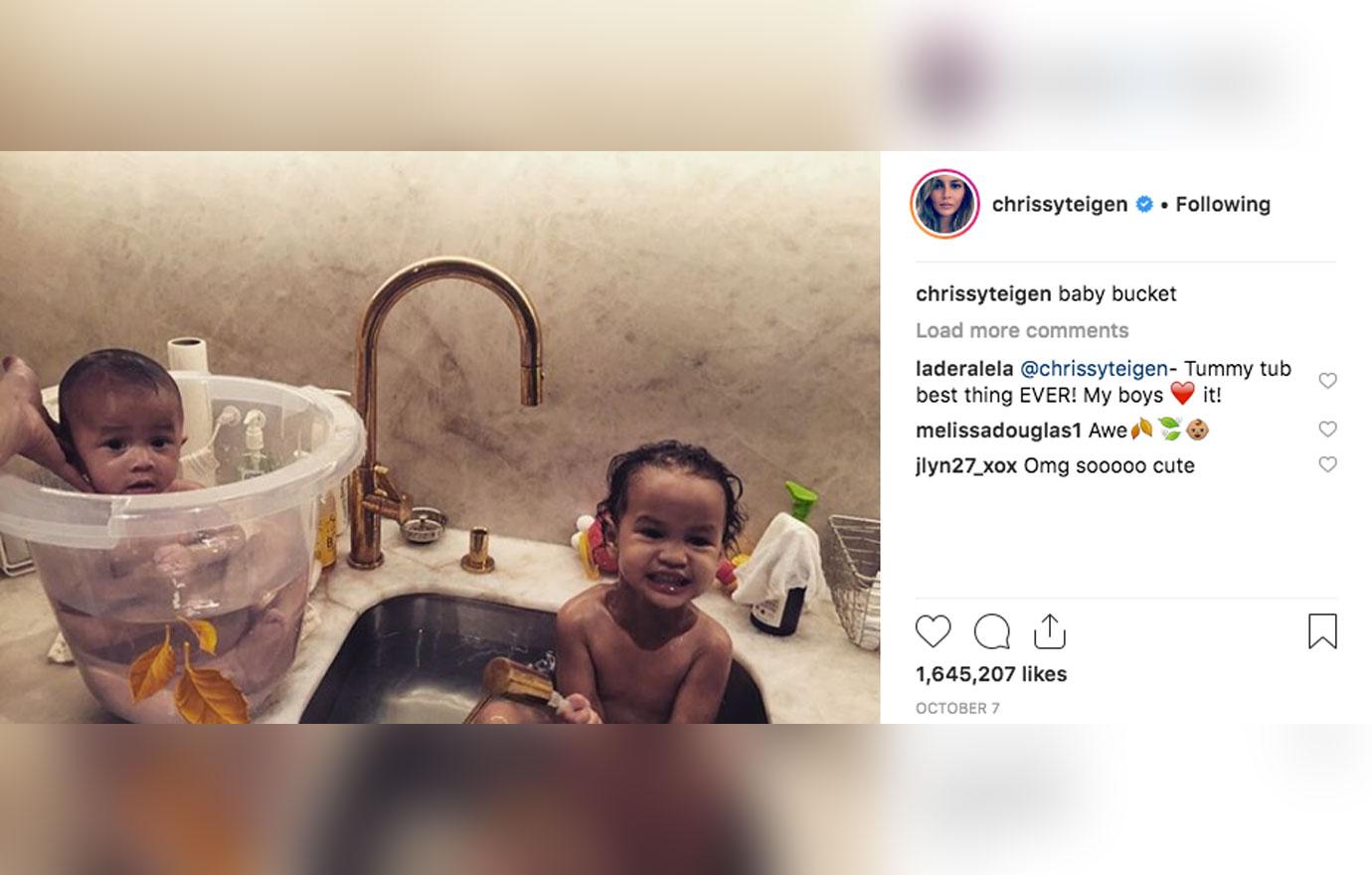 Chrissy Teigen Instagram Luna 2