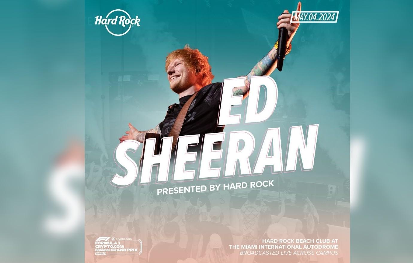 hard rock f miami  beach club ed sheeran