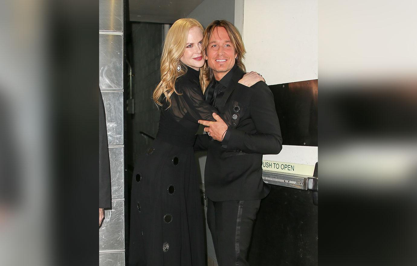 Nicole Kidman and Keith Urban pose while arriving at the TIME 100 Gala event in New York City