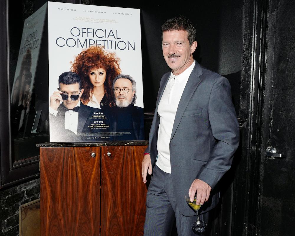 antonio banderas celebrates at the after party for official competition hosted by tequila don julio in nyc on june th