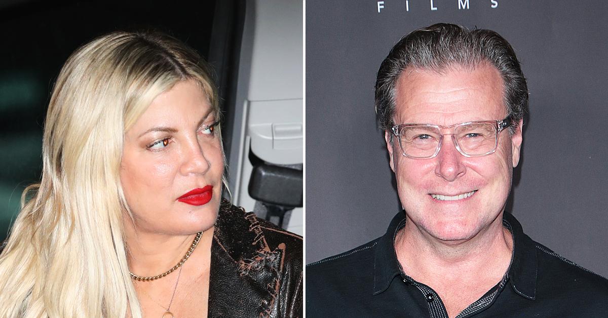 tori spelling unrecognizable night out dean mcdermott split rumors