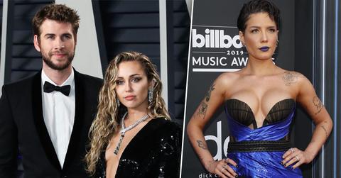 Miley Cyrus, Liam Hemsworth, Halsey