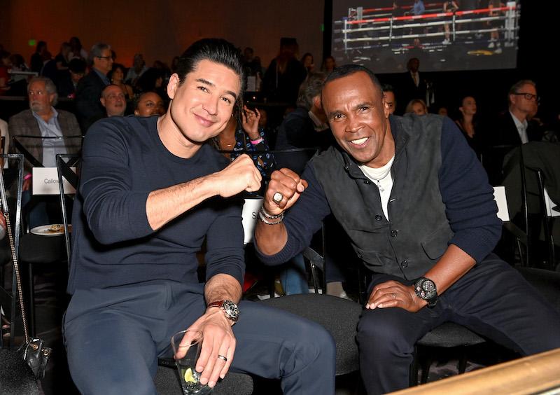 l r mario lopez and sugar ray leonard