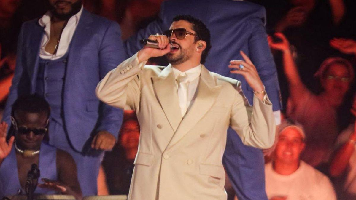 image of The singer allegedly hoped to join Bad Bunny during halftime.