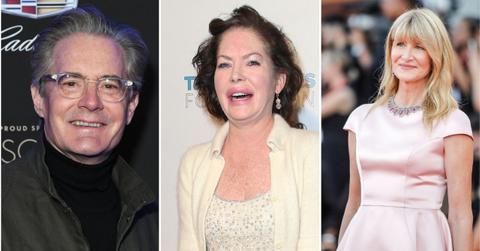 Split image of Kyle MacLachlan, Lara Flynn Boyle, and Laura Dern.