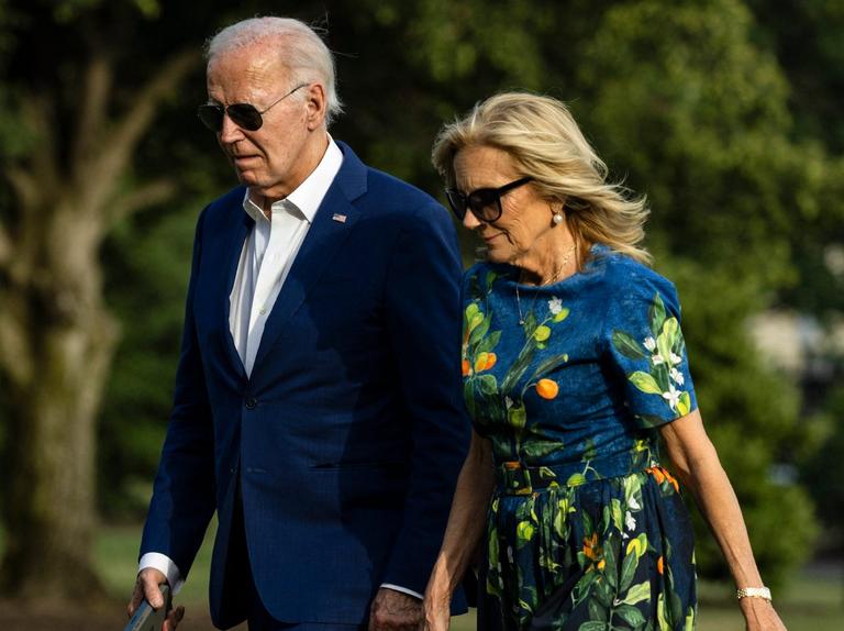 Jill Biden's Emoji Reaction To Joe Biden's Exit Divides Social Media