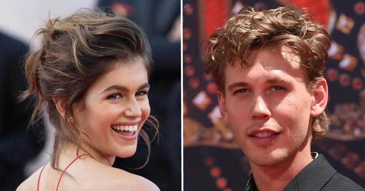 Composite photo of Kaia Gerber and Austin Butler