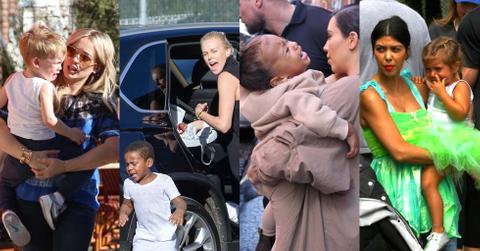 Celebrity kids meltdown temper tantrum bratty children stars 01