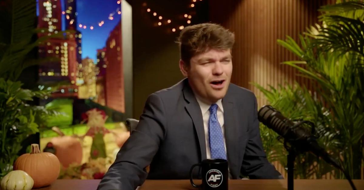 Image of Nick Fuentes claimed 'something is wrong with' Donald Trump.