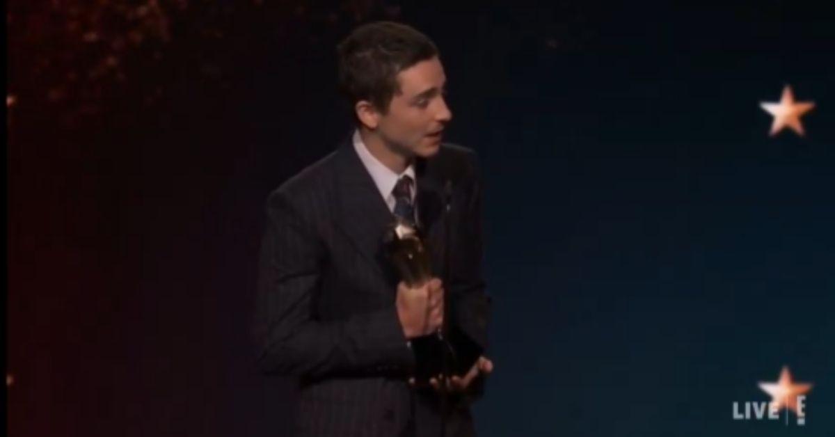 image of Timothée Chalamet won Best Actor at the Critics Choice Awards.