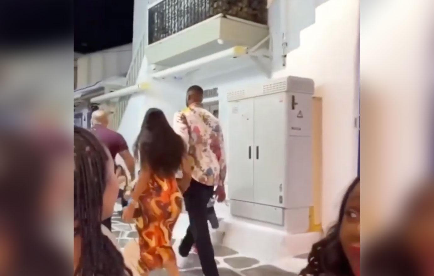 khloe kardashians ex tristan thompson spotted holding hands with mystery woman in greece