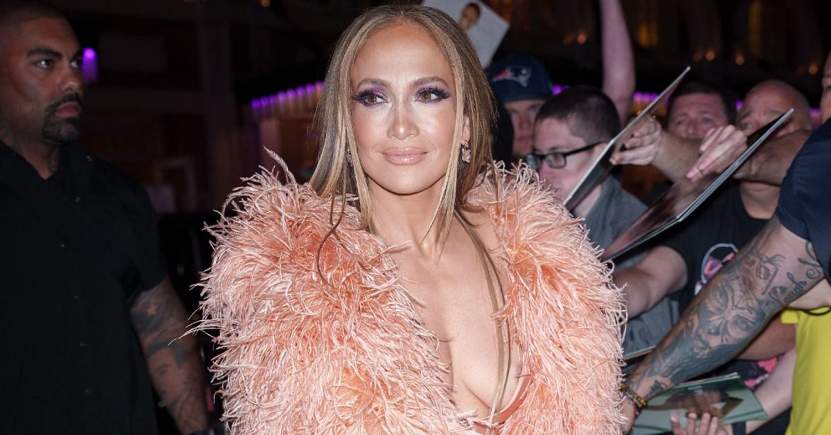 jennifer lopez dress nip slip