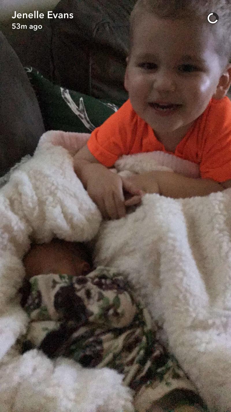 Jenelle evans daughter ensley jolie first photo 01