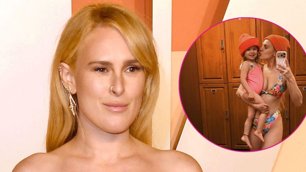 rumer willis bikini cuddles child