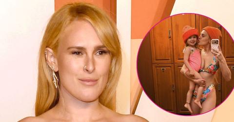 rumer willis bikini cuddles child
