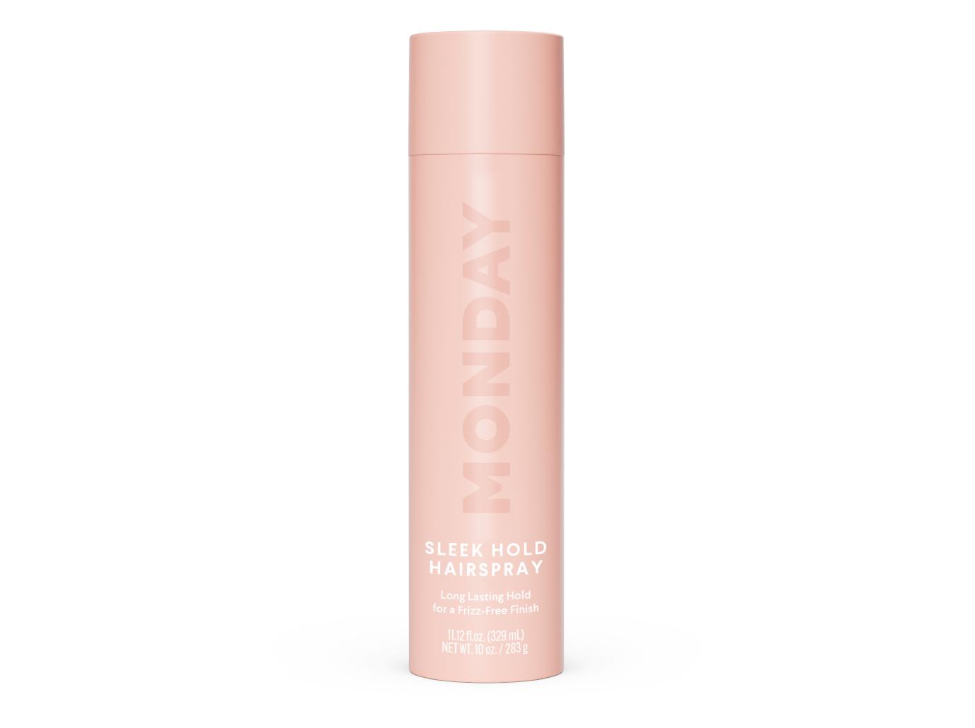 monday sleek hold hairspray