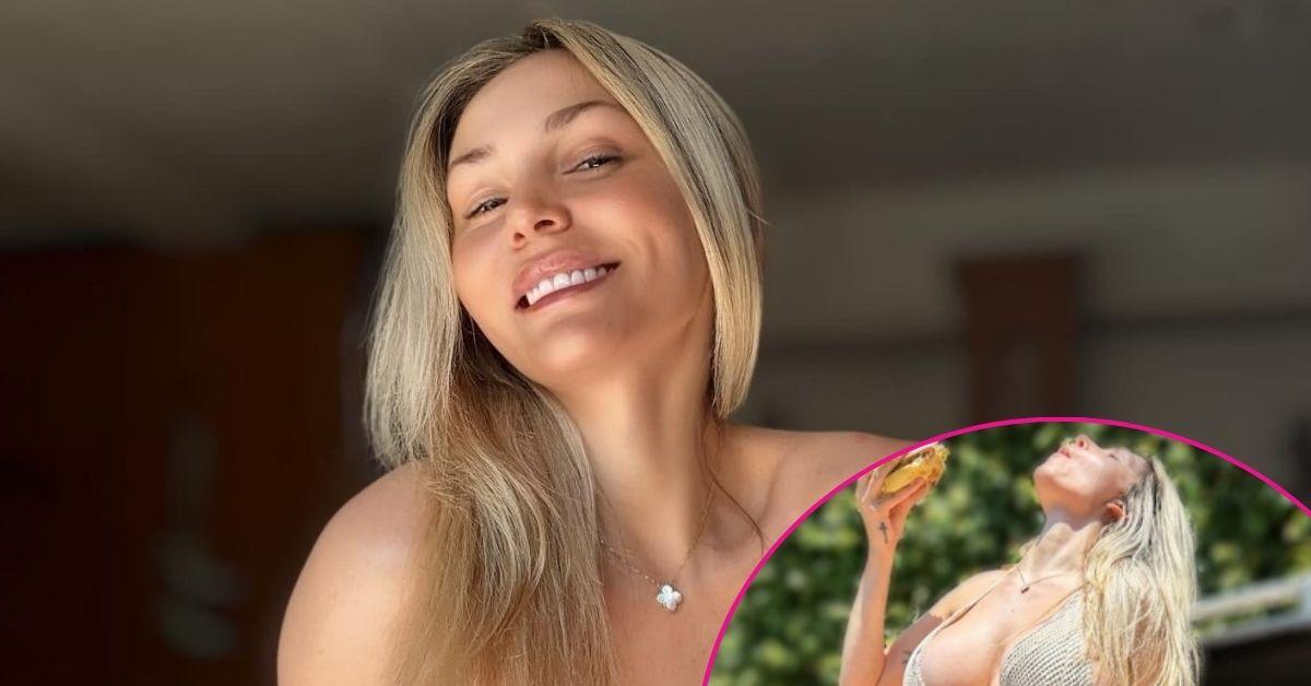 Courtney Stodden Flaunts Her Curves in Tiny Bikini While Eating a Veggie Burger: See the 'Salty and Sultry' Photos