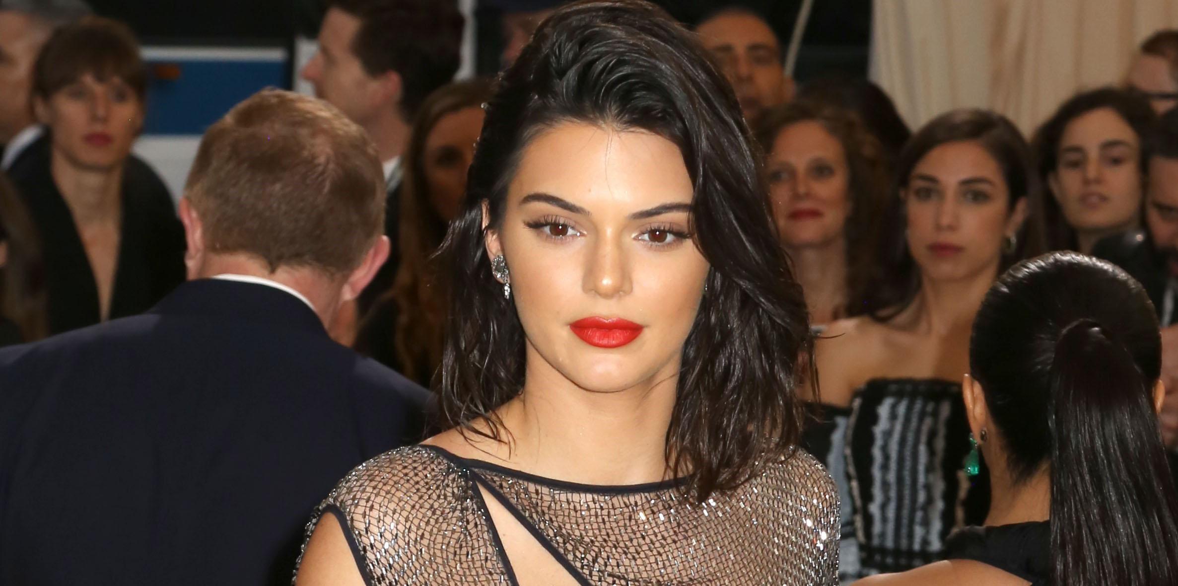 Kendall Jenner wows in a very revealing dress at the 2017 Met Gala