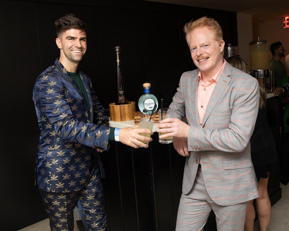 jesse tyler ferguson and justin mikita celebrate the screening of their new film broadway rising during tribeca film festival with tequila don julio at a private after party in nyc on june th